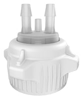 Open Top VersaCap® 53B with 2 Molded 5/16" HB Adapters and Vent | img_1 | Foxx Life Sciences Global | shopfls.com